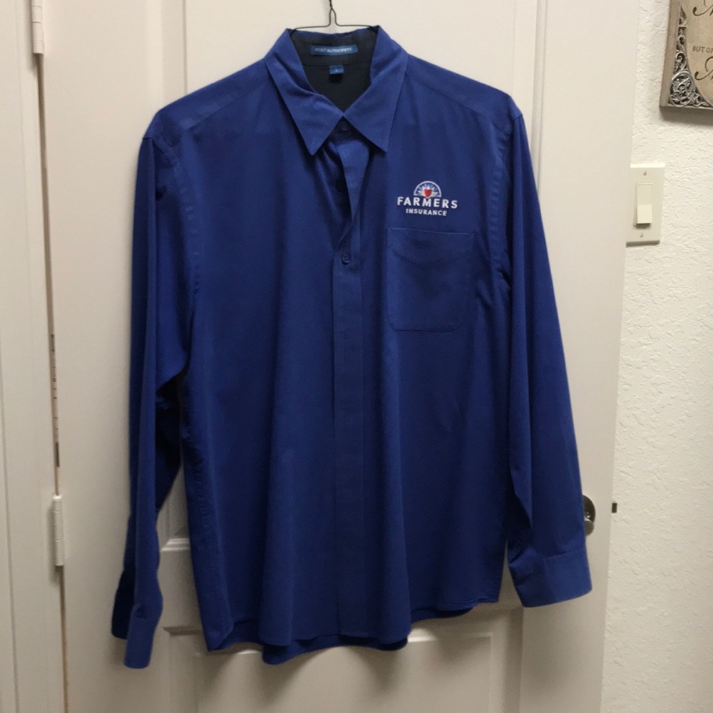 Farmers BLUE dress shirt